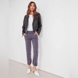 PAIGE Women's Mayslie Jogger Jeans in White Size 30 | 10